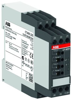 ABB Stotz Multifunktionzeitrelais 24-48VDC 24-240VAC CT-MXS.22S