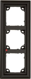 Mobotix Rahmen 3-fach sw RAL 9005 MX-OPT-Frame-3-EXTBL