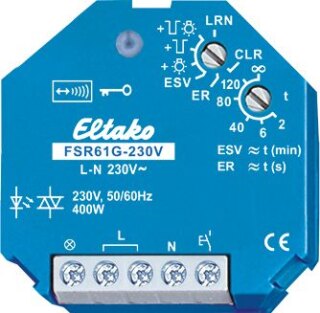 Eltako FSR61G-230V Stromstoß- Schalt- relais geräuschlos 30100029