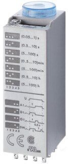 Zeitrelais-steckbar,4 Zeitfunktionen,4 Wechsler 7 A,für 12 V AC/DC
