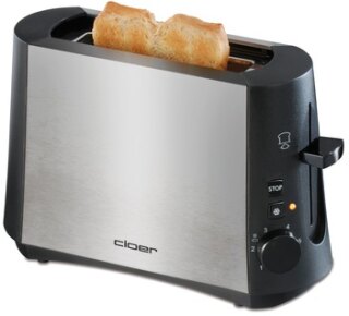 Cloer Toaster edelstahl-schwarz 3890