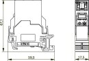 Telegärtner STX Tragschienen-Verbinder RJ45 Kupplung Cat.6 J80023A0003