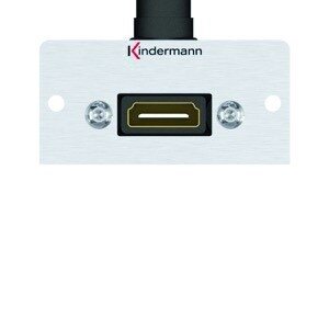 Kindermann Anschlussblende HDMI mit Kabelpeitsche 7444000582