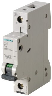 Siemens Leistungsschutzschalter 230/400V,10KA,1-p.,C16A...