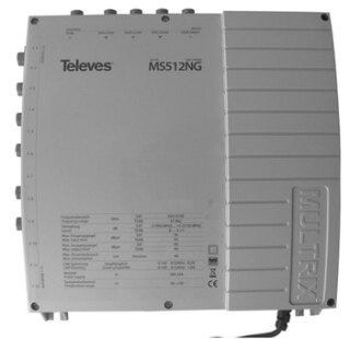 Televes Multischalter 5 in 12, m. Netzteil MS512NG