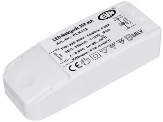 EVN PLK112 LED-Netzgerät Kunststoff 1-12 W 350mA IP20 Weiß