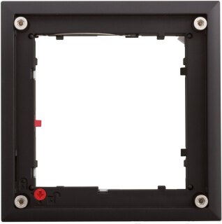 MOBOTIX MX-OPT-FlatMount-EXT-BL FlatMount Frame schwarz 124x124mm