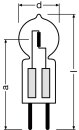 OSRAM IR-Halogenlampe 35W kl HALOSTAR B GY6,35 12V 64432 ECO 35W 1