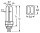 OSRAM Kompaktleuchtstofflampe DULUX 10W 3000K B G24q-1 DULUX D/E 10W/8