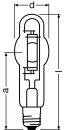 OSRAM Halogen-Metalldampflampe 420W 5500K A E40 einsGes HQI-BT 400W/D P