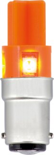 Sirena LD4.5.4WO-BA15d 24V ACDC orange LED Leuchtmittel 40942