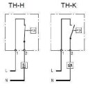Rose LM TH-H Schaltschrank-Thermostat Kontaktart Öffner Temperaturbereich 0 bis 60°C und Schnappbefestigung
