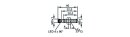 IFM IE5338 Induktiver Sensor M8x1 3-Leiter DC PNP...