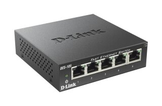 D-Link DES-105/E 5-Port Fast Ethernet Switch 5 x 10/100/Mbit/s TP (RJ-45)