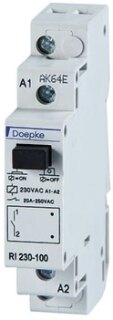DOEPKE Installationsrelais 1TE mech REG 1S 12V/AC 20A RI 012-100