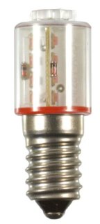 35719 LED-Leuchte 18,5x50mm E14 230VAC/DC 6mA weiß