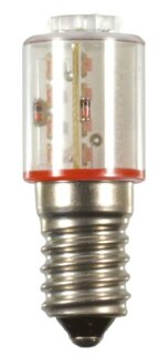 35733 LED-Leuchte 18,5x50mm E14 230VAC/DC warmweiß 12 C
