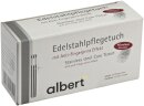 Albert 690027 Edelstahlpflegetuch im Dekokarton (Inhalt:...