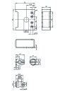 IFM E21119 Montageset O4 f.Bauformen: O4 Klemm-Zylindermontage m.Geräteschutz