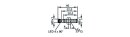 IFM IE5349 Induktiver Sensor M8x1 3-Leiter DC PNP...
