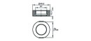 IFM E30122 Einschweißadapter D50mm