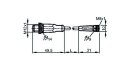 IFM EVC215 Verbindungskabel gerade M12 3p AC/DC Kontakte...