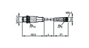 IFM EVC216 Verbindungskabel gerade M12 3p AC/DC Kontakte...