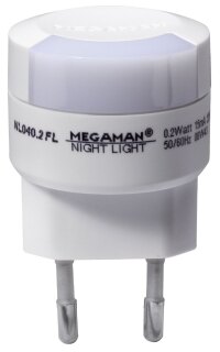 Megaman MM00103 Nachtlicht gelb LED 0,2W Eurostecker Drehschalter
