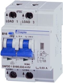 Doepke DAFDD 1 C16/0,03/2-A Brandschutzschalter 2p 16A 09962302