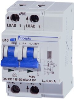 Doepke DAFDD 1 B13/0,03/2-A Brandschutzschalter 2p 13A 09961202
