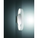 Fabas Luce LED-Wandleuchte weiss/chrom 3424-21-102