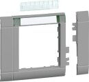 Hager GR0802ALAN Rahmenblende modular ZS 55 OT 80 hfr B.feld lack alu