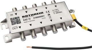 KATHREIN Blitzstromableiter 60VDC 5kA KAZ 10 auf Erdungsklemmblock F-Conn