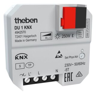Theben DU 1 KNX (UP-Dimmaktor KNX) KNX UP-Dimmaktor 1K 4942570