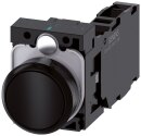 Siemens 3SU11000AB101FA0 Drucktaster 22mm rund schwarz...