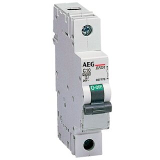 AEG/ABB Leitungsschutzschalter AC C 10A 1p 400V 6kA 1TE EP61 C10