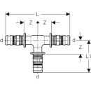 GEBERIT Mepla T-Stück egal PVDF d32-32-3 32mm, aus PVDF, VC