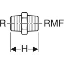 GEBERIT Übergang MeplaFix mit AG R 3/4-M (Rg)