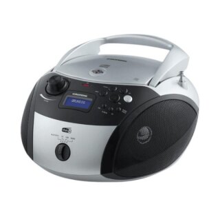 Grundig GRB3000BT silber/schwarz CD-Radio MP3 BT USB Kopfhöreranschluss