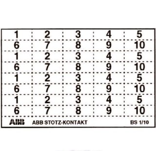 ABB BS-PIKTO Bezeichnungsschild Piktogramme pro M compact