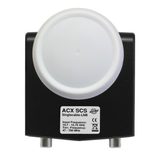 Astro Unicable-LNB ACX SCS wie ACX SCD plus SAT-Umsetzung 24 Transponder