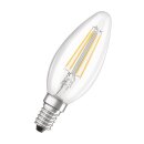 LEDVANCE LED-Lampe dim. E14 FIL 2700K LEDSCLB403XD4827FE14