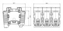 Siemens 5SG5702 D02 63A 70mm 3pol Neozed Sicherungssockel...