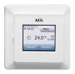AEG 236721 Elektronischer Raumtem- peraturregler m.Touch-Screen RTD 903 TC