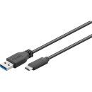 GOOBAY SuperSpeed-Kabel 1m USB-A USB-C 67890 Steck 2p 3p