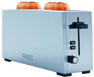 Graef TO 90 Toaster langschlitz 2 Scheiben edelstahl
