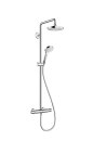 HANSGROHE Showerpipe Croma Select S 180 EcoSmart weiss/chrom