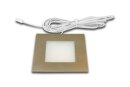 Hera LED-Einbauleuchte edelstahloptik FQ 68-LED 4W nw eds