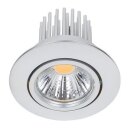 NOBILE LED-Einbaudownlight 12W chr 3000K A 5068 S dimmbar (C) 1280lm mt Alu Konv