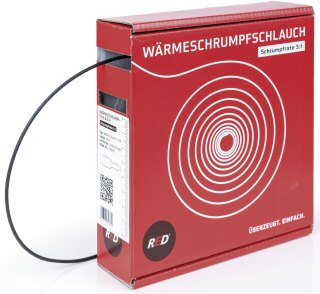 Markenhersteller WSB 3:1 Box 1,5-0,5 Schrumpfschlauch schwarz 10m 2230-10-0001